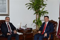 Cumhurbaşkanlığı Başdanışmanı Sayın Topçu, Ankara Valisi Sayın Ercan Topaca’yı Ziyaret Etti