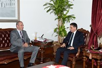 İç Anadolu Av Yaban Hayatı Federasyonu Başkanı’ndan Vali Ercan Topaca’ya Ziyaret