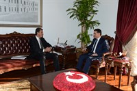 Nallıhan Belediye Başkanı Öntaş’ın Vali Topaca’ya Ziyareti
