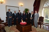 Irak Büyükelçisi Hisham Ali Akbar İbrahim Al-Alawi‘den Vali Ercan Topaca’ya Ziyaret