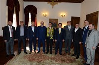 MKE Ankaragücü Spor Kulübü Başkanı Yiğiner, Vali Topaca’yı Ziyaret Etti