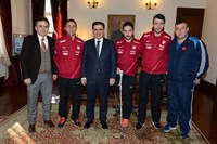 Ankara Amatör Spor Kulüpleri Federasyonu Başkanı Kandazoğlu, Vali Topaca’yı Ziyaret Etti