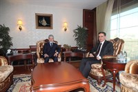 Ankara Valisi Ercan Topaca’dan Veda Ziyaretleri