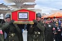 Şehit Kara Pilot Albay Göksenin Aytural Şaylan ve Şehit Astsubay Üstçavuş Emre Vahit Bekli Son Yolculuğuna Uğurlandı