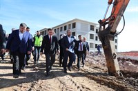 Vali Ercan Topaca, Ovacık Eğitim Kampüsü İnşaatını İnceledi
