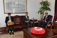 Vali Ercan Topaca, İsviçre Büyükelçisi Dominique Paravicini’yi Kabul Etti