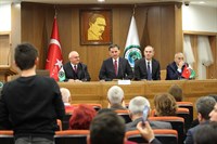 Vali Topaca, OSTİM ve Sanayilerde Mesleki Eğitimin Sorunları Toplantısına Katıldı