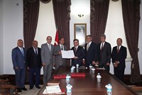 Vali Topaca, Hayırsever Niyazi Ercan ile Okul Pansiyonu Protokolü İmzaladı